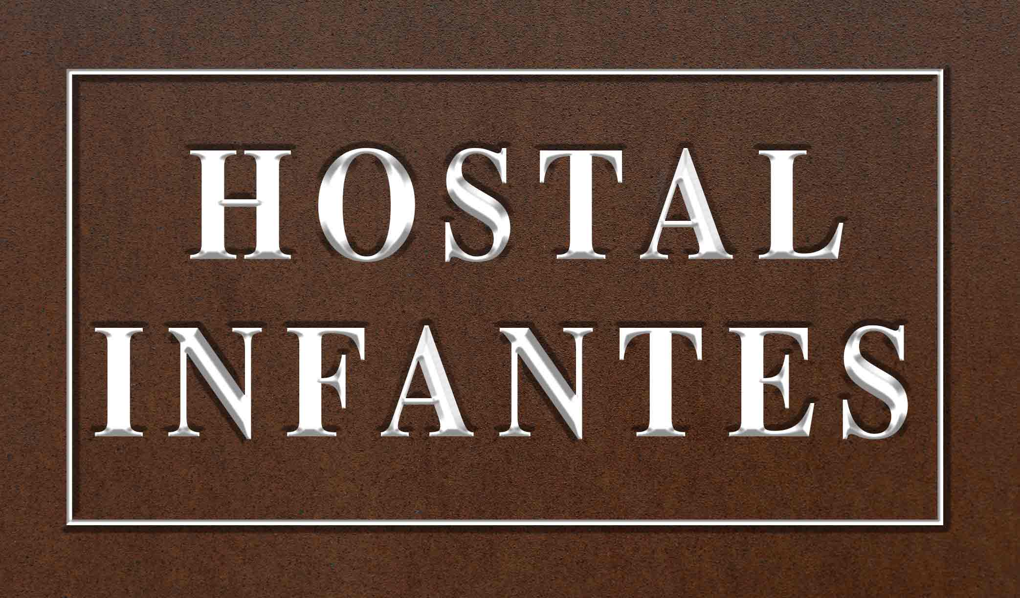 logotipo hostal infantes